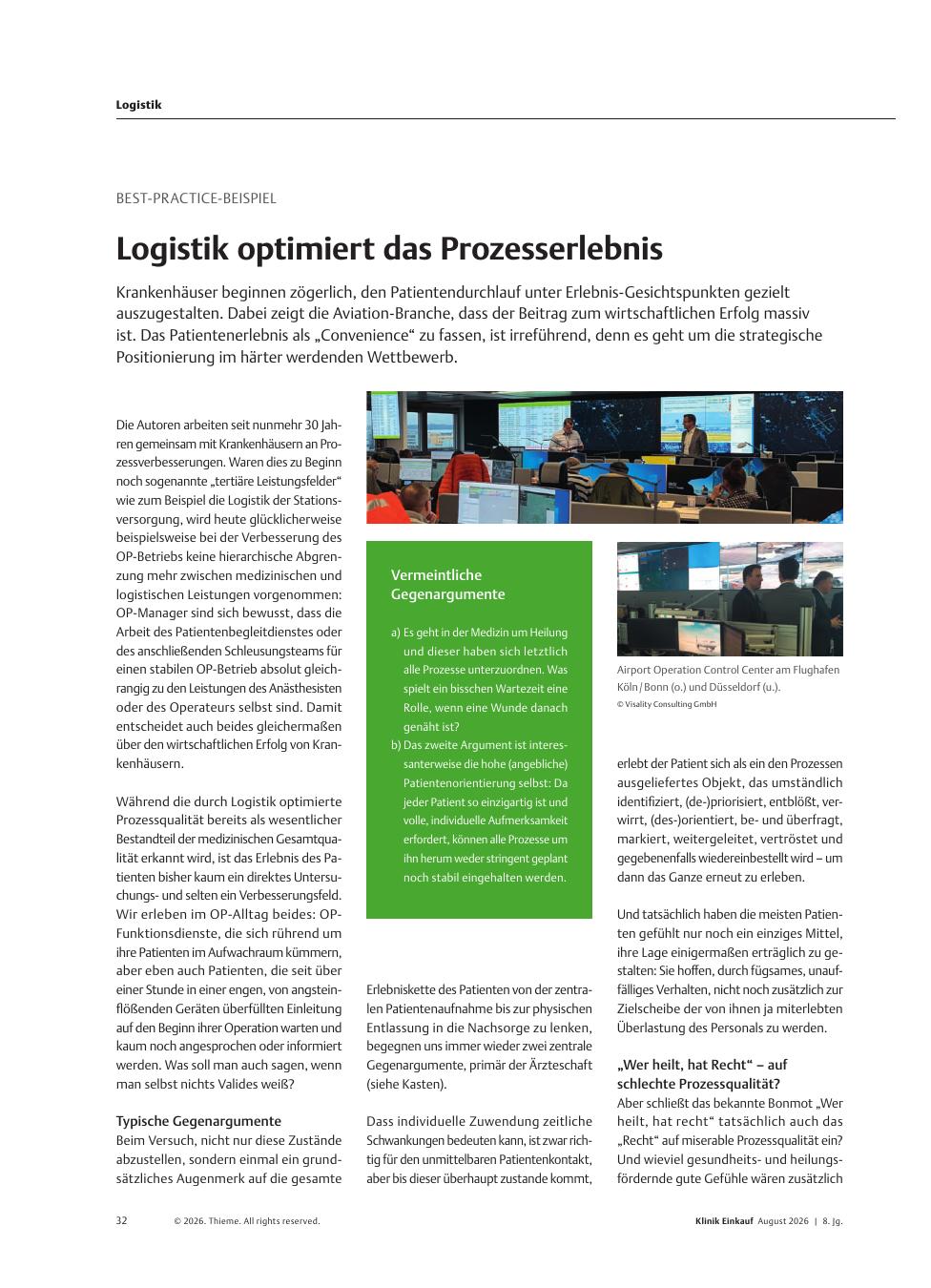 Logistik optimiert das Prozesserlebnis